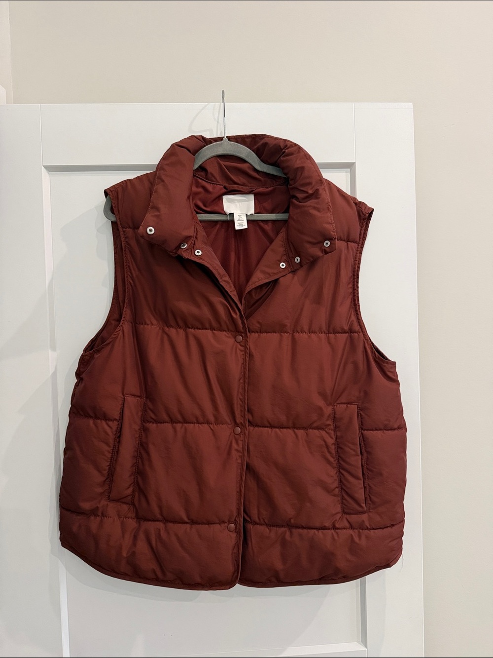 H&M Puffer Vest with High Collar